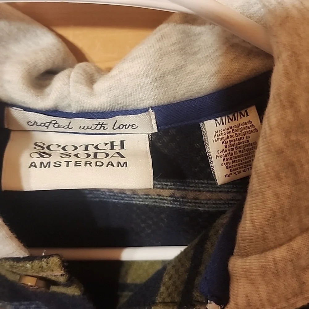 Scotch & Soda Flannel Jacket Kids Size Medium